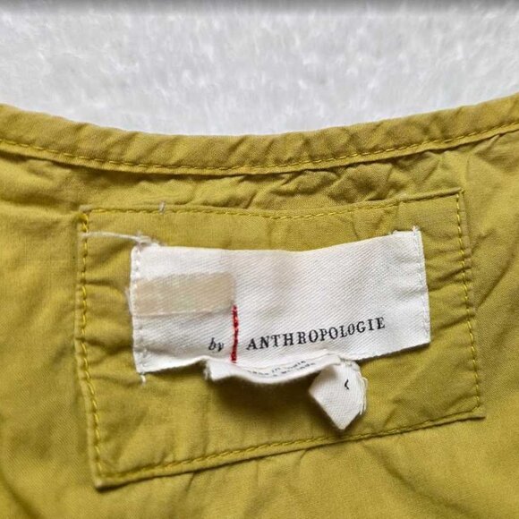 L By Anthropologie The Somerset printed maxi dress yellow embroidered flowers 3 - Picture 7 of 12